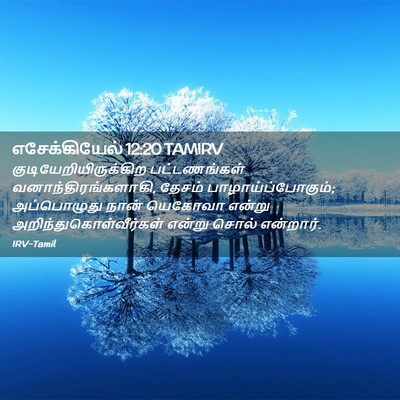 Picture 02 - எசேக்கியேல் 12:20 TAMIRV -  - Bible Verse Picture