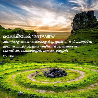 Picture 02 - எசேக்கியேல் 12:5 TAMIRV - அவர்களுடைய - Bible Verse Picture