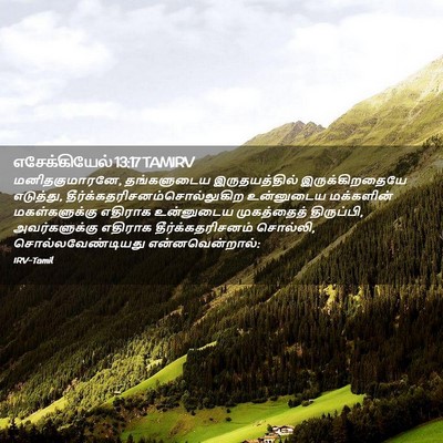 Picture 02 - எசேக்கியேல் 13:17 TAMIRV - மனிதகுமாரனே, - Bible Verse Picture