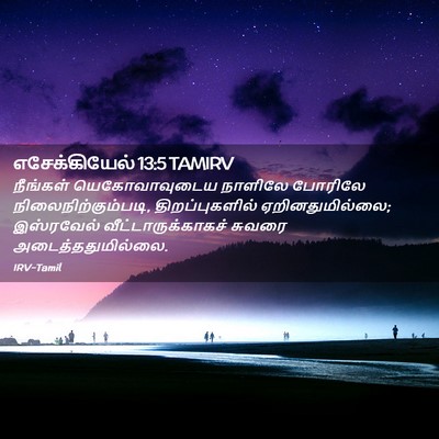 Picture 02 - எசேக்கியேல் 13:5 TAMIRV - நீங்கள் - Bible Verse Picture