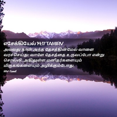 Picture 02 - எசேக்கியேல் 14:17 TAMIRV - அல்லது நான் அந்த - Bible Verse Picture