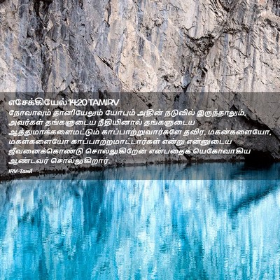 Picture 02 - எசேக்கியேல் 14:20 TAMIRV - நோவாவும் - Bible Verse Picture