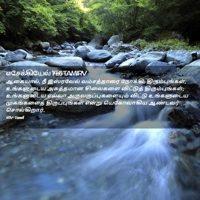 Picture 02 - எசேக்கியேல் 14:6 TAMIRV - ஆகையால், நீ - Bible Verse Picture