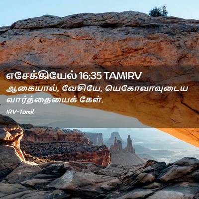 Picture 02 - எசேக்கியேல் 16:35 TAMIRV - ஆகையால், வேசியே, - Bible Verse Picture