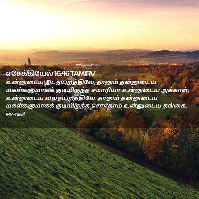 Picture 02 - எசேக்கியேல் 16:46 TAMIRV - உன்னுடைய - Bible Verse Picture