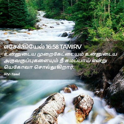 Picture 02 - எசேக்கியேல் 16:58 TAMIRV - உன்னுடைய - Bible Verse Picture