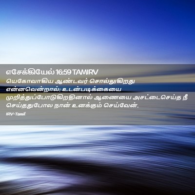 Picture 02 - எசேக்கியேல் 16:59 TAMIRV - யெகோவாகிய ஆண்டவர் - Bible Verse Picture