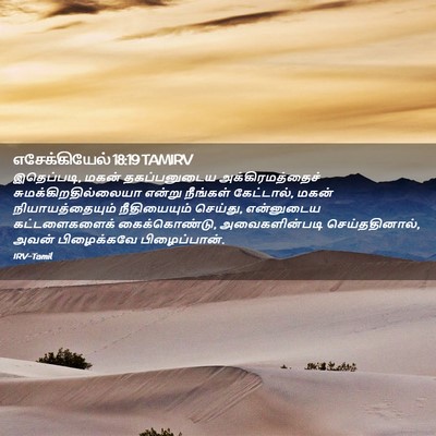 Picture 02 - எசேக்கியேல் 18:19 TAMIRV - இதெப்படி, மகன் - Bible Verse Picture