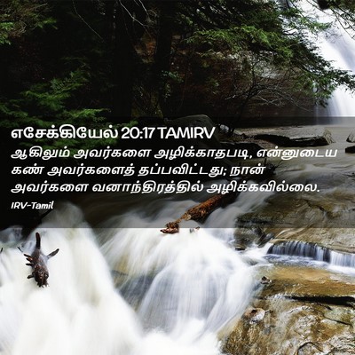 Picture 02 - எசேக்கியேல் 20:17 TAMIRV - ஆகிலும் அவர்களை - Bible Verse Picture