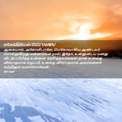Picture 02 - எசேக்கியேல் 23:22 TAMIRV - ஆகையால், - Bible Verse Picture