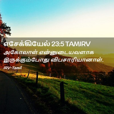 Picture 02 - எசேக்கியேல் 23:5 TAMIRV - அகோலாள் - Bible Verse Picture