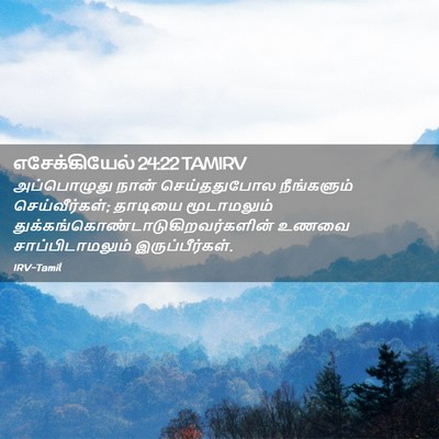Picture 02 - எசேக்கியேல் 24:22 TAMIRV - அப்பொழுது நான் - Bible Verse Picture