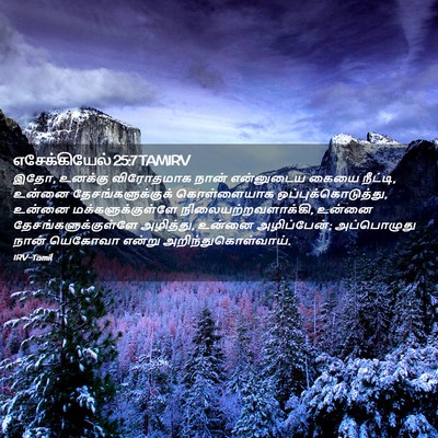 Picture 02 - எசேக்கியேல் 25:7 TAMIRV - இதோ, உனக்கு - Bible Verse Picture