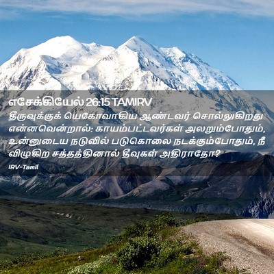 Picture 02 - எசேக்கியேல் 26:15 TAMIRV - தீருவுக்குக் - Bible Verse Picture