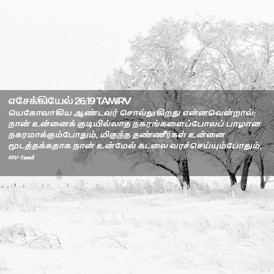 Picture 02 - எசேக்கியேல் 26:19 TAMIRV - யெகோவாகிய ஆண்டவர் - Bible Verse Picture