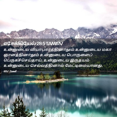 Picture 02 - எசேக்கியேல் 28:5 TAMIRV - உன்னுடைய - Bible Verse Picture