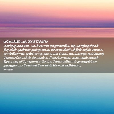 Picture 02 - எசேக்கியேல் 29:18 TAMIRV - மனிதகுமாரனே, - Bible Verse Picture