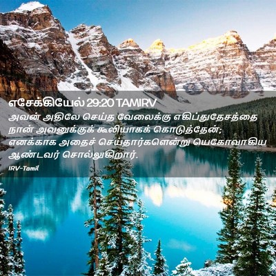 Picture 02 - எசேக்கியேல் 29:20 TAMIRV - அவன் அதிலே செய்த - Bible Verse Picture