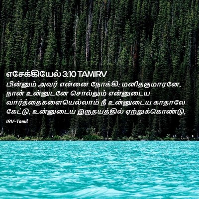 Picture 02 - எசேக்கியேல் 3:10 TAMIRV - பின்னும் அவர் - Bible Verse Picture