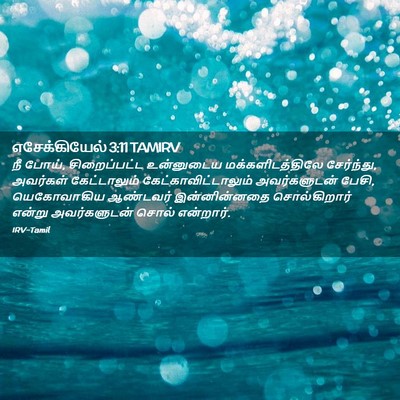 Picture 02 - எசேக்கியேல் 3:11 TAMIRV - நீ போய், - Bible Verse Picture