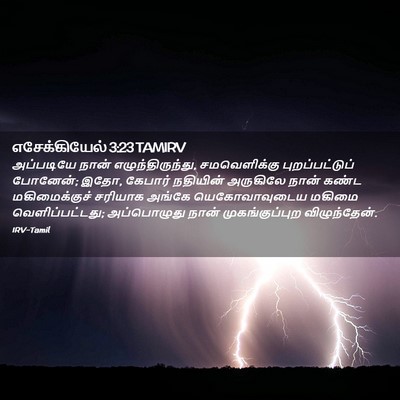 Picture 02 - எசேக்கியேல் 3:23 TAMIRV - அப்படியே நான் - Bible Verse Picture