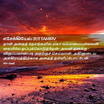 Picture 02 - எசேக்கியேல் 31:11 TAMIRV - நான் அதைத் - Bible Verse Picture
