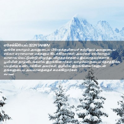Picture 02 - எசேக்கியேல் 32:24 TAMIRV - அங்கே ஏலாமும் - Bible Verse Picture