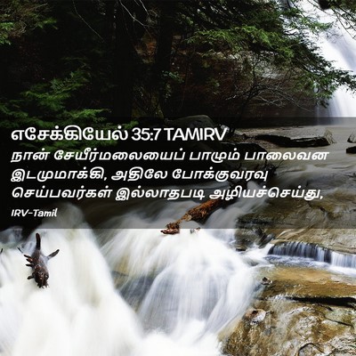 Picture 02 - எசேக்கியேல் 35:7 TAMIRV - நான் - Bible Verse Picture