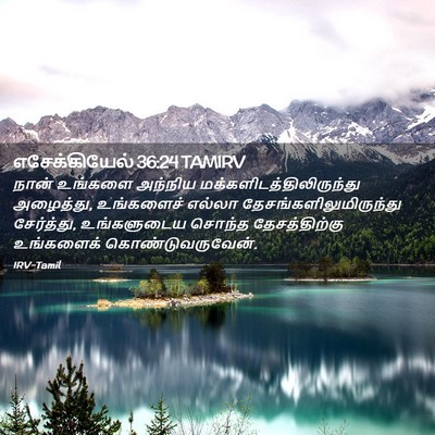 Picture 02 - எசேக்கியேல் 36:24 TAMIRV - நான் உங்களை - Bible Verse Picture