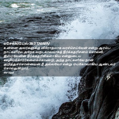 Picture 02 - எசேக்கியேல் 38:17 TAMIRV - உன்னை அவர்களுக்கு - Bible Verse Picture