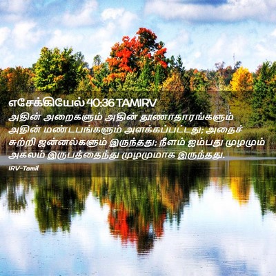 Picture 02 - எசேக்கியேல் 40:36 TAMIRV - அதின் அறைகளும் - Bible Verse Picture