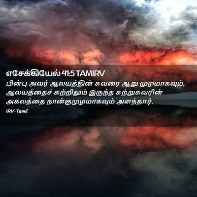 Picture 02 - எசேக்கியேல் 41:5 TAMIRV - பின்பு அவர் - Bible Verse Picture