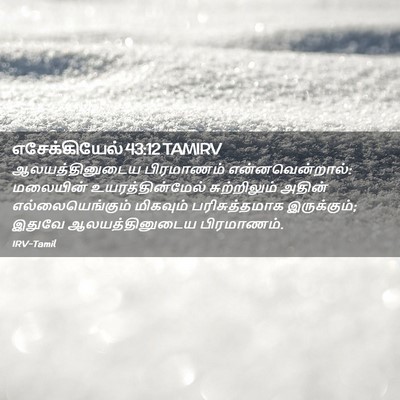 Picture 02 - எசேக்கியேல் 43:12 TAMIRV - ஆலயத்தினுடைய - Bible Verse Picture