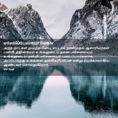 Picture 02 - எசேக்கியேல் 43:27 TAMIRV - அந்த நாட்கள் - Bible Verse Picture