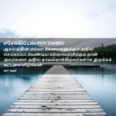 Picture 02 - எசேக்கியேல் 44:14 TAMIRV - ஆலயத்தின் எல்லா - Bible Verse Picture