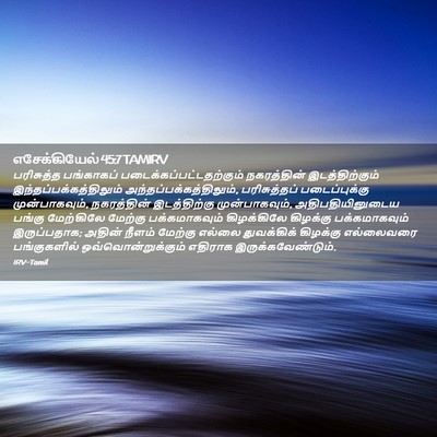 Picture 02 - எசேக்கியேல் 45:7 TAMIRV - பரிசுத்த பங்காகப் - Bible Verse Picture
