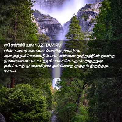Picture 02 - எசேக்கியேல் 46:21 TAMIRV - பின்பு அவர் என்னை - Bible Verse Picture