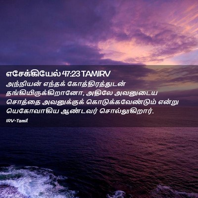 Picture 02 - எசேக்கியேல் 47:23 TAMIRV - அந்நியன் எந்தக் - Bible Verse Picture