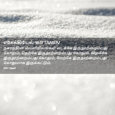 Picture 02 - எசேக்கியேல் 48:17 TAMIRV - நகரத்தின் - Bible Verse Picture