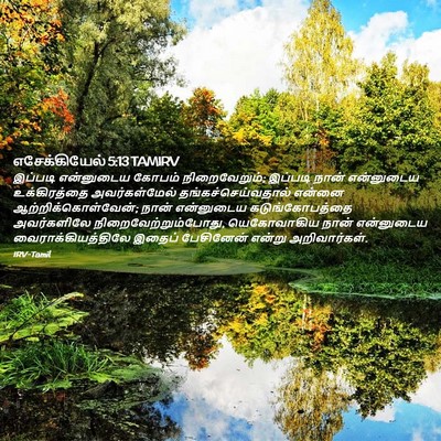 Picture 02 - எசேக்கியேல் 5:13 TAMIRV - இப்படி என்னுடைய - Bible Verse Picture