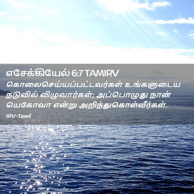 Picture 02 - எசேக்கியேல் 6:7 TAMIRV -  - Bible Verse Picture