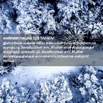 Picture 02 - எண்ணாகமம் 1:53 TAMIRV - இஸ்ரவேல் - Bible Verse Picture