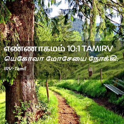 Picture 02 - எண்ணாகமம் 10:1 TAMIRV - யெகோவா மோசேயை - Bible Verse Picture