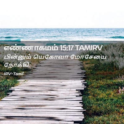 Picture 02 - எண்ணாகமம் 15:17 TAMIRV - பின்னும் யெகோவா - Bible Verse Picture