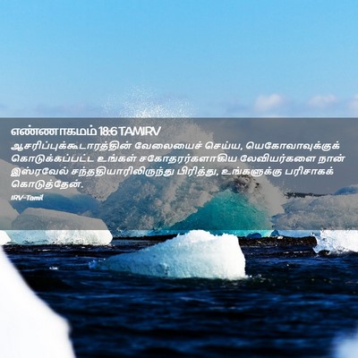 Picture 02 - எண்ணாகமம் 18:6 TAMIRV -  - Bible Verse Picture
