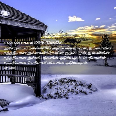 Picture 02 - எண்ணாகமம் 26:44 TAMIRV - ஆசேருடைய - Bible Verse Picture