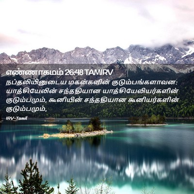 Picture 02 - எண்ணாகமம் 26:48 TAMIRV - நப்தலியினுடைய - Bible Verse Picture