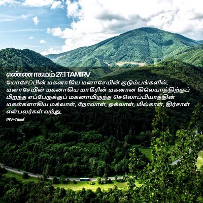 Picture 02 - எண்ணாகமம் 27:1 TAMIRV - யோசேப்பின் - Bible Verse Picture