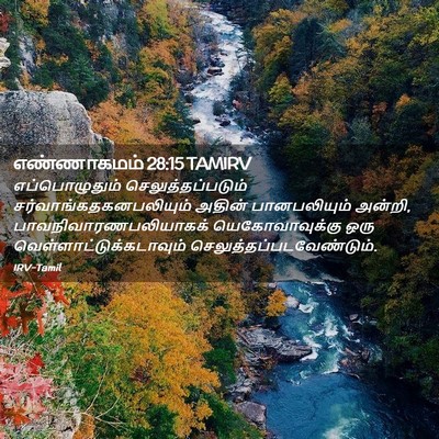 Picture 02 - எண்ணாகமம் 28:15 TAMIRV - எப்பொழுதும் - Bible Verse Picture
