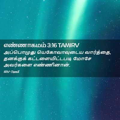 Picture 02 - எண்ணாகமம் 3:16 TAMIRV - அப்பொழுது - Bible Verse Picture